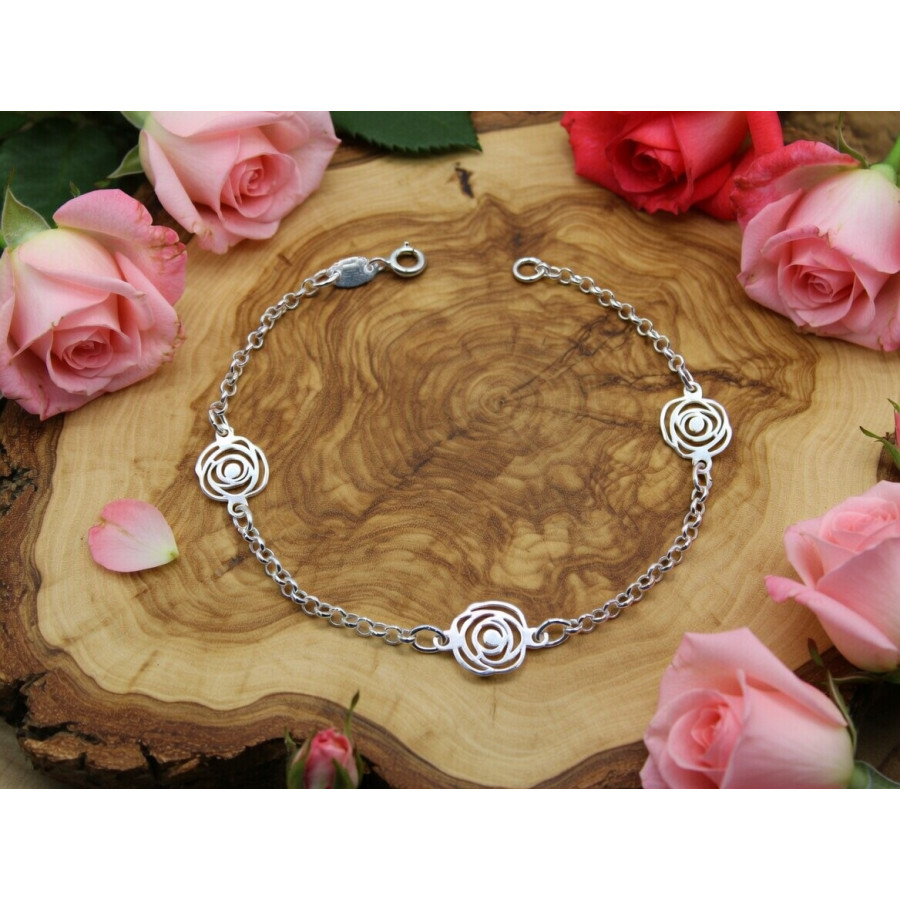 Pulsera Rosas Pequeñas
