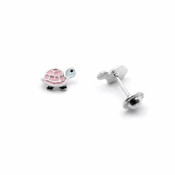 Pendientes tortugas esmaltada de 7mm