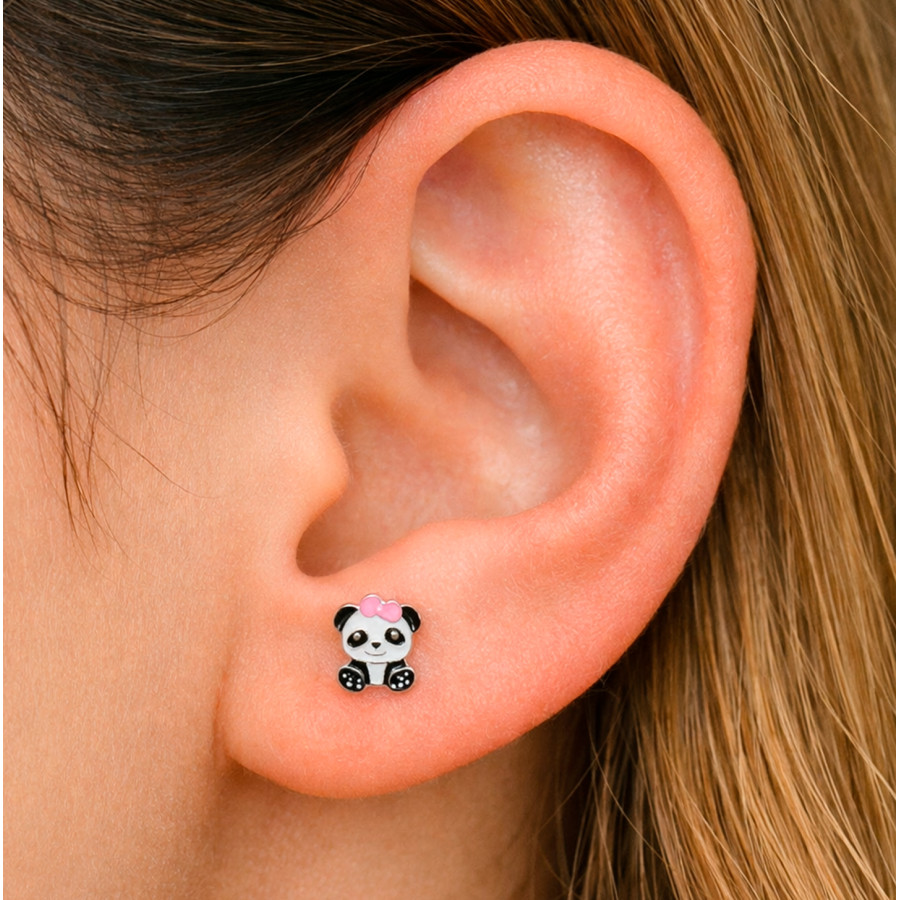 P. Pendientes Oso Panda