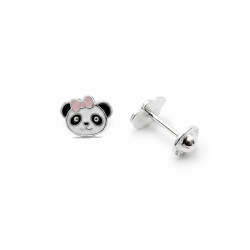 P. Pendiente Cara Osita Panda