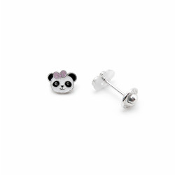 P. Pendiente Cara Osita Panda