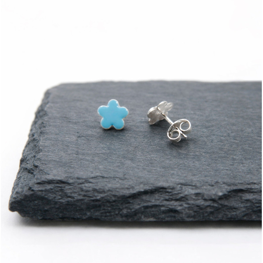 P. Pendientes Flor 7mm