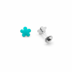 P. Pendientes Flor 6mm