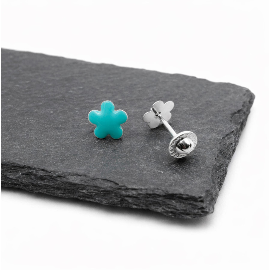 P. Pendientes Flor 6mm