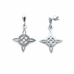 P. Pendientes Nudo de Bruja de 19mm