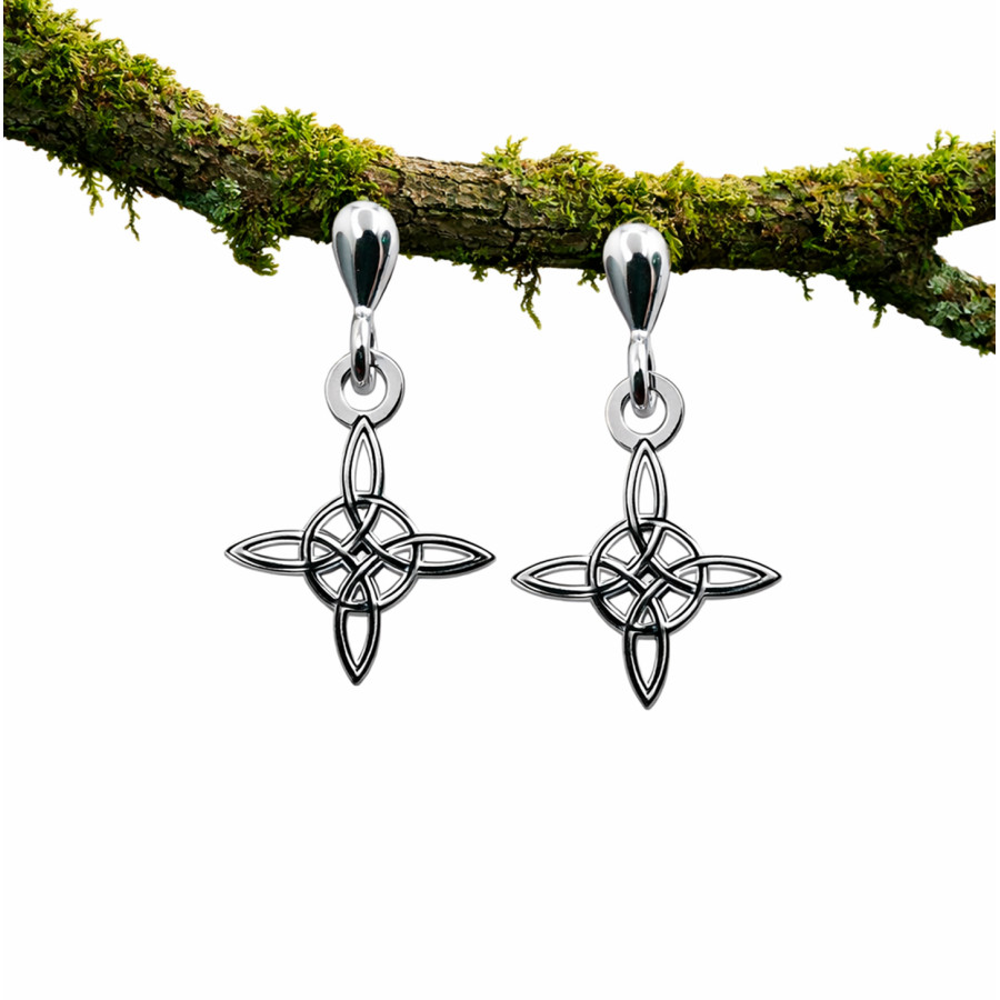 P. Pendientes Nudo de Bruja de 13mm