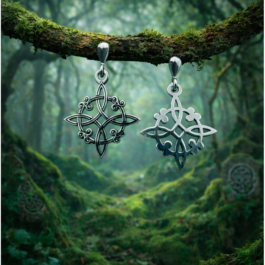 P. Pendientes Nudo de Bruja de 19mm