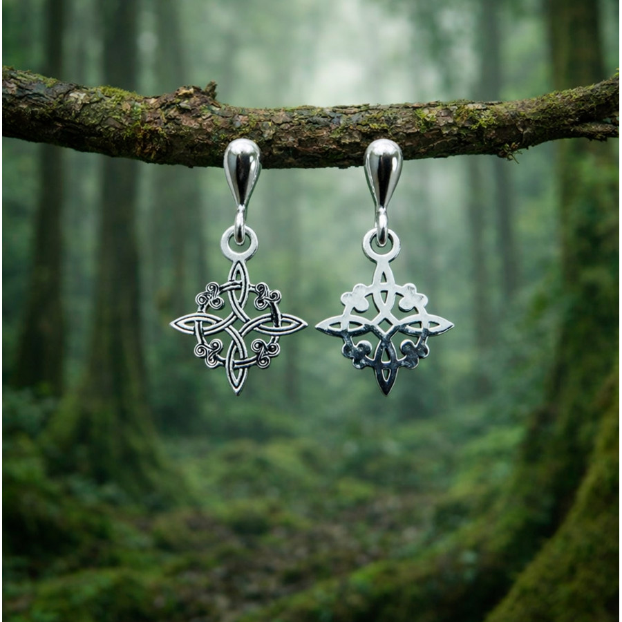 P. Pendientes Nudo de Bruja de 13mm