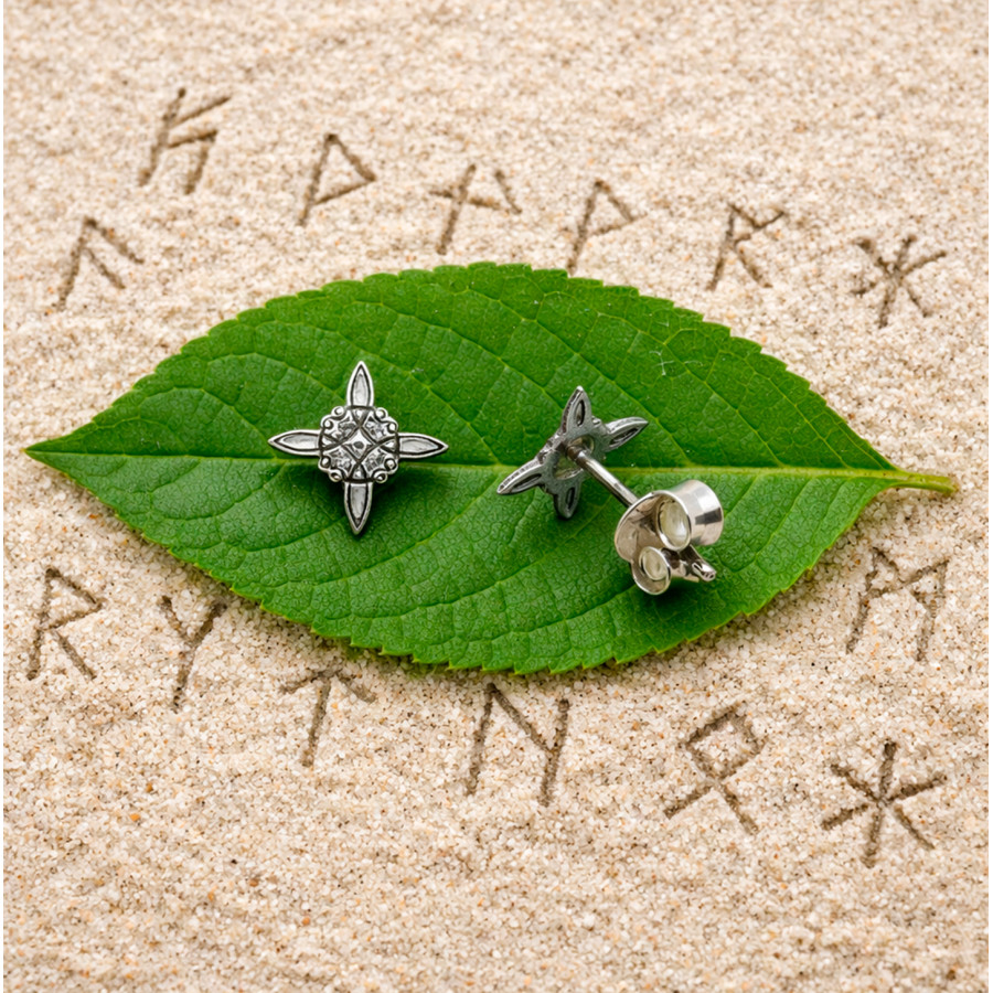 P. Pendientes Nudo de Bruja 9mm
