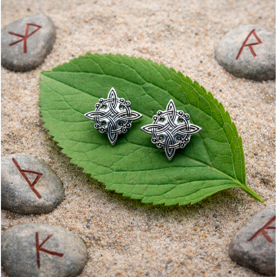 P. Pendientes Nudo de Bruja de 11mm