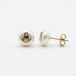 P. Pendientes Virgen del Rocío con perla de 8mm