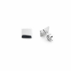 Pendientes cuadrado de 8mm