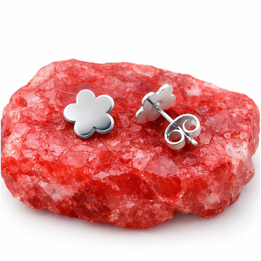 P. Pendientes Flor de 8mm