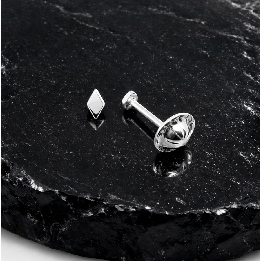 P. Pendientes Rombo de 4mm