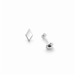 Pendientes rombo de 6mm