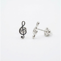Pendientes Clave de Sol de 11mm