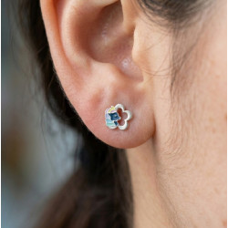 Unicornio esmaltado calado